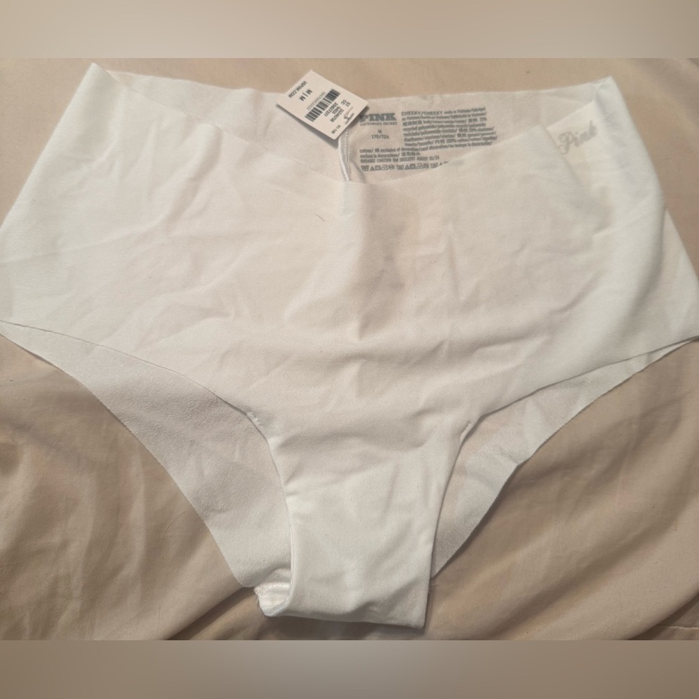 PINK White Seamless Cheeky Underwear